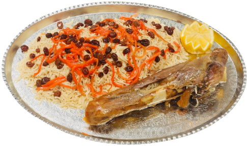 Lamb Leg With Bukhari Rice