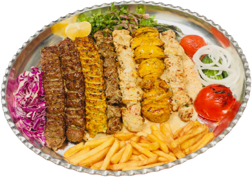 Grill Platter for 3 Persons